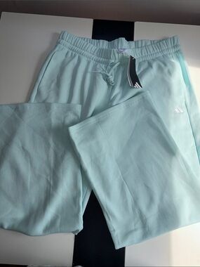 adidas women Mint Green Sweatpants with Drawstring